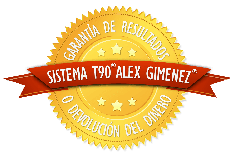 Sello de garantía de resultados o devolución del dinero del sistema T90