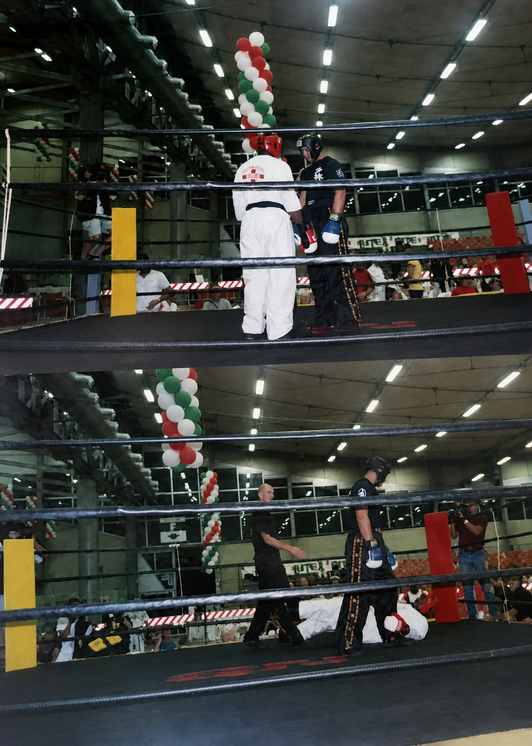 Álex Giménez en competición internacional de artes marciales