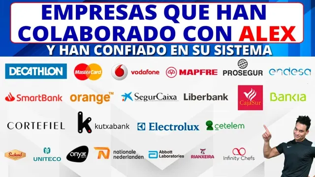 Empresas que han colaborado con Álex Giménez y han confiado en su sistema