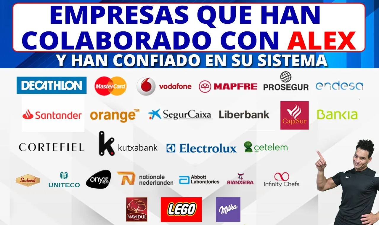 Empresas y organizaciones que han confiado en Alex Giménez y en el sistema T90